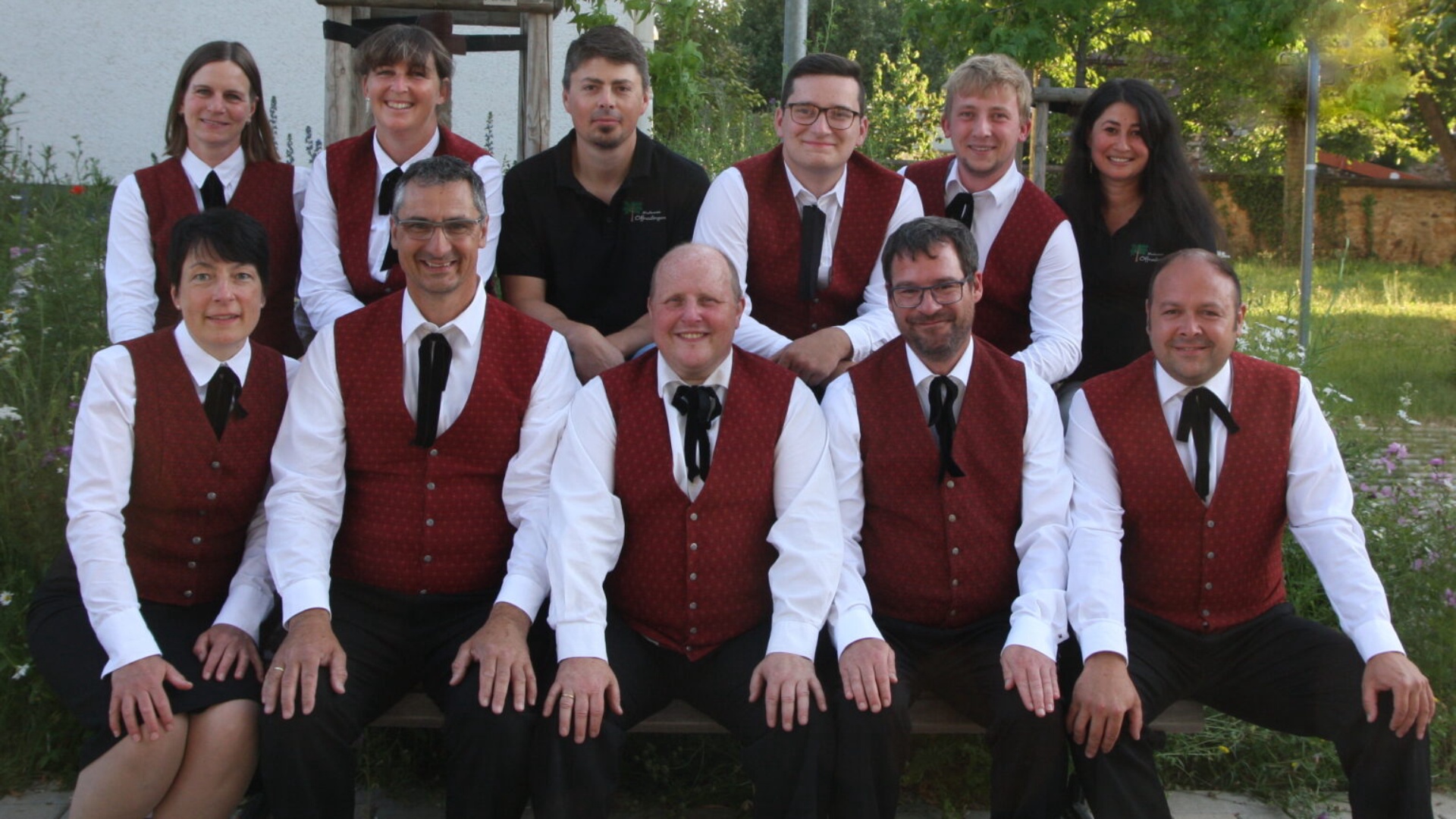 Die Vorstandschaft des Musikvereins Offnadingen
